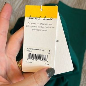 FIGS Yola Skinny Pants Small/tall